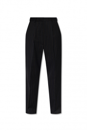 パンツ MAISON MARGIELA PANTS WITH PLEATS 0400021332972_ANTHRACITEMELANG